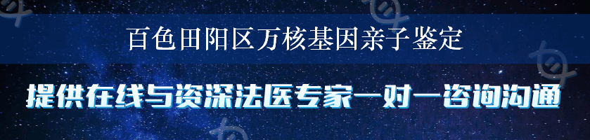 百色田阳区万核基因亲子鉴定